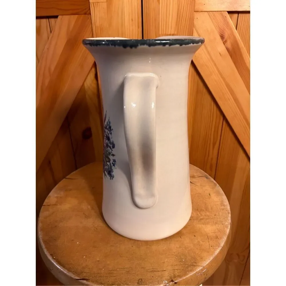 Home & Garden Pitcher Wildflowers on Stoneware Pitcher 2005 (7702)